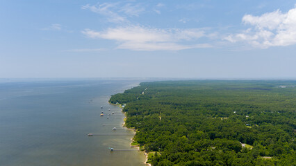 Mobile Bay and Dauphin island 