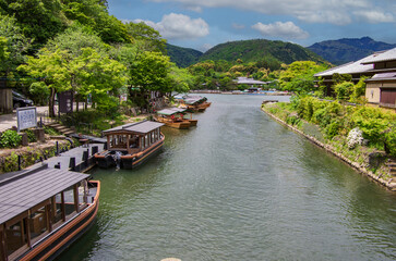 Fototapeta na wymiar 京都嵐山　桂川