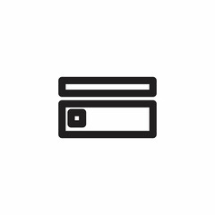 Obraz premium Credit card icon