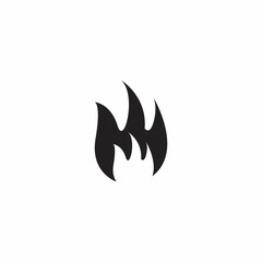 Fire icon or isolated symbol logo vector illustration