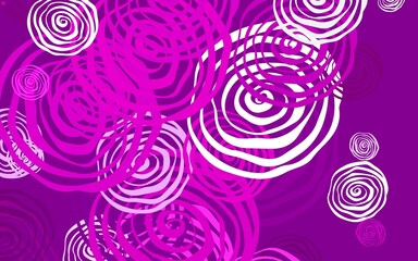 Light Purple, Pink vector abstract design with roses.