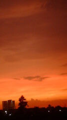 Beautiful sunset in my city