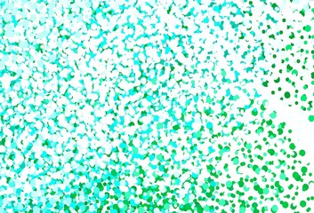 Light Green vector pattern with spheres.