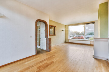 Interior of a spacious room in a luxury house
