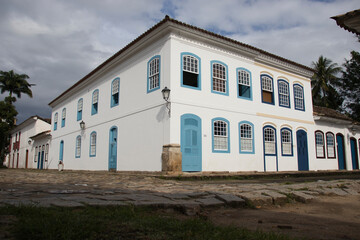 Casas históricas na cidade de Paraty no Rio de Janeiro- Brasil-Historic houses in the city of Paraty in Rio de Janeiro- Brazil -