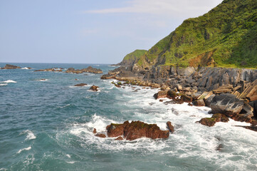 Beautiful landscape on the sea shore