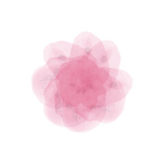 Pink watercolor blot texture background. 