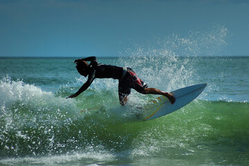 Enjoying Summer Holidays at the beach in Bali Indonesia