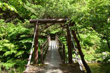 昇仙峡の吊り橋