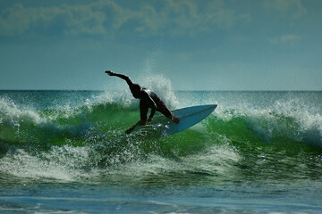 Enjoying Summer Holidays at the Beach in Bali Indonesia