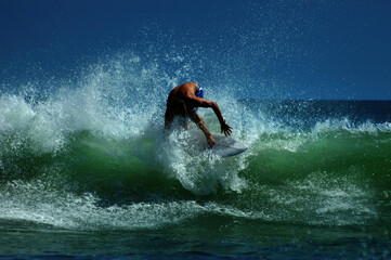 Enjoying Summer Holidays at the Beach in Bali Indonesia