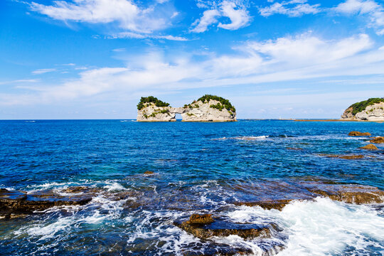 Engetsu Island is a small island off the coast of Shirahama, Wakayama Prefecture, Japan.