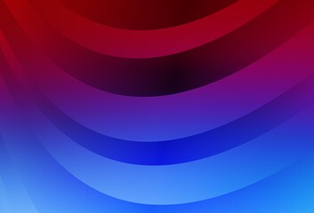 Light Blue, Red vector abstract blurred background.