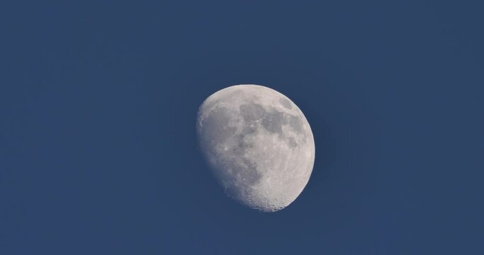 The moon in the french sky