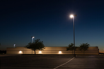 Parking Lot at Night © David