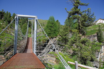Hängebrücke Plimaschlucht 