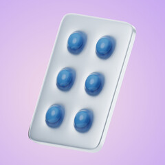 Premium Health Medical icon 3d rendering on isolated background