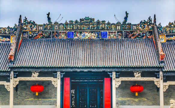 Entrance Chen Taoist Temple Guangzhou Guangdong China