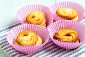 Traditional Danish butter cookies.