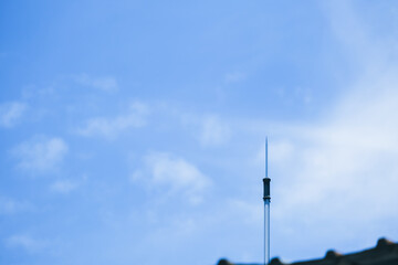 tv tower against sky