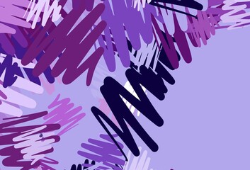 Light Purple, Pink vector template with repeated sticks.