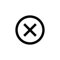 Fototapeta premium Close cross icon