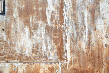 Iron, rusty texture.