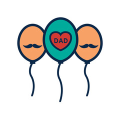 Ballons for father's day