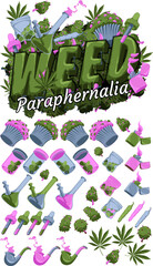 Legal Medicinal Weed Marijuana Cannabis Paraphernalia Designs
