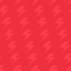 Flash graphic element seamless background, thunder modern cover pattern vector illustration