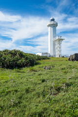 Fototapeta na wymiar 東平安名崎の灯台　宮古島　沖縄