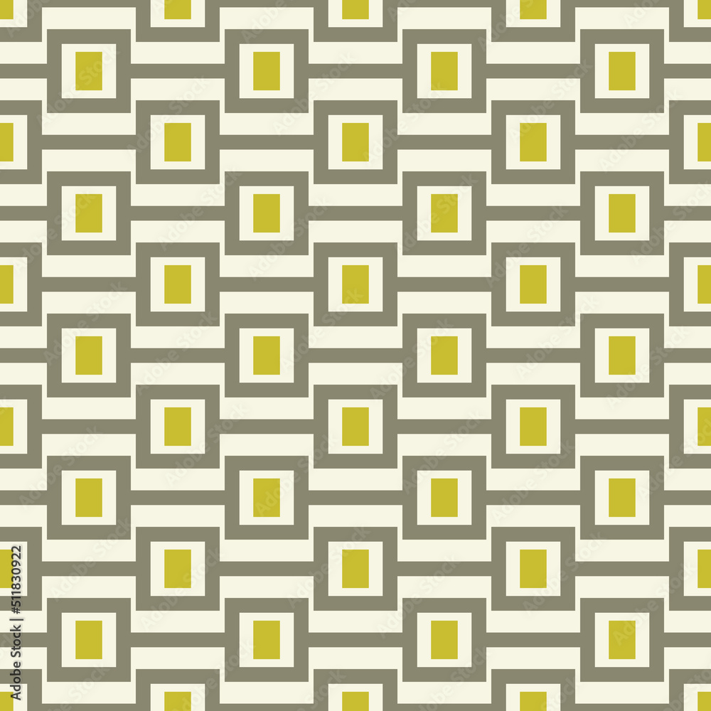 Aufkleber golden cubes in gray cells. vector cubes are repeated in the pattern. vector.