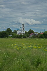 Orthodox church in the city of Pereslavl-Zalessky, Yaroslavl region of Russia.