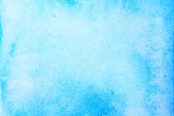 blue watercolor background paper texture vignetting frame