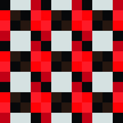 red and black checkered background