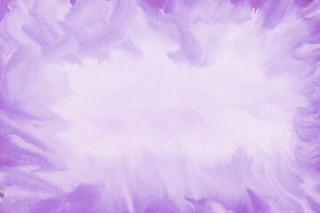 Fototapeta na wymiar purple violet brush strokes watercolor abstract background