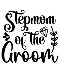 Wedding SVG Bundle, Mr and Mrs Svg, wedding svg files, Bridesmaid Svg, Bride Svg, Flower Girl Svg, groom svg