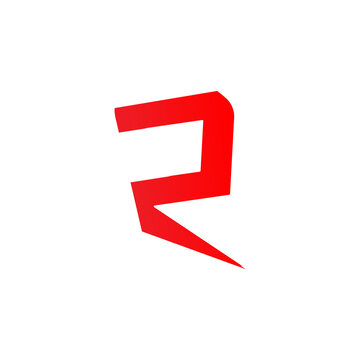 Alphabet letter logo R Vector Template