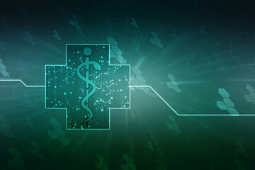 Medical and Health care concept background, Medical Science, Biotechnology concept background