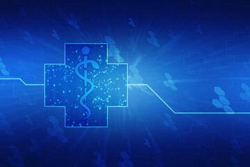 Medical and Health care concept background, Medical Science, Biotechnology concept background