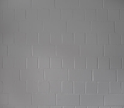 Maurwerk Textur weis gestrichen.