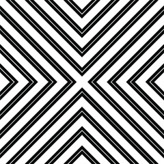 Abstract geometric seamless pattern.  Black and white vector background. black mandala.
