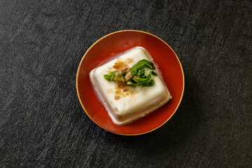 手作り豆腐　Handmade tofu(soybean curd) Japanese dishes