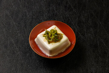 手作り豆腐　Handmade tofu(soybean curd) Japanese dishes