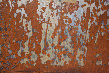 Iron, rusty texture.