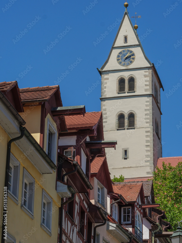 Wall mural Sommerzeit in Meersburg am Bodensee