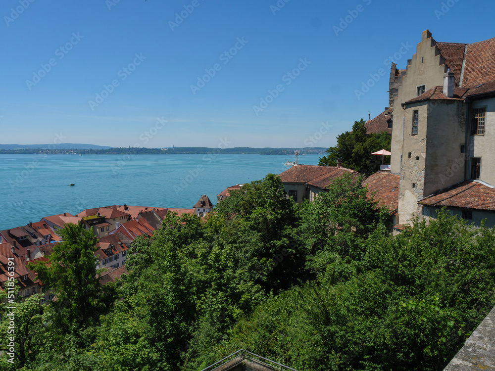 Wall mural Sommerzeit in Meersburg am Bodensee