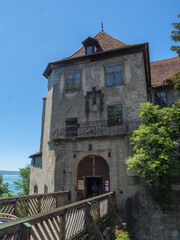 Obraz premium Sommerzeit in Meersburg am Bodensee