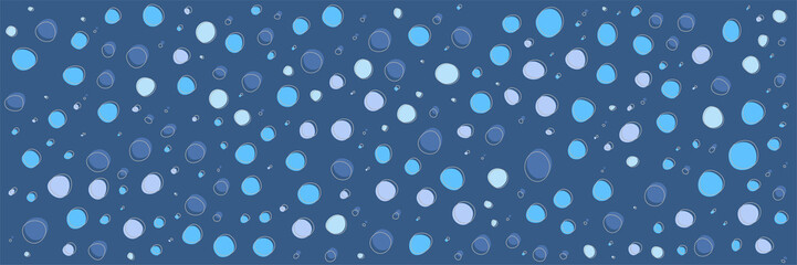 Abstract circles background. Colorful rounded geometric shapes. Minimal modern design. Vector backdrop texture or pattern. Discovery style texture.