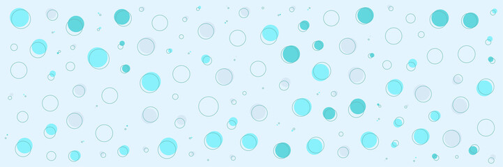 Abstract circles background. Colorful rounded geometric shapes. Minimal modern design. Vector backdrop texture or pattern. Moon wide texture.